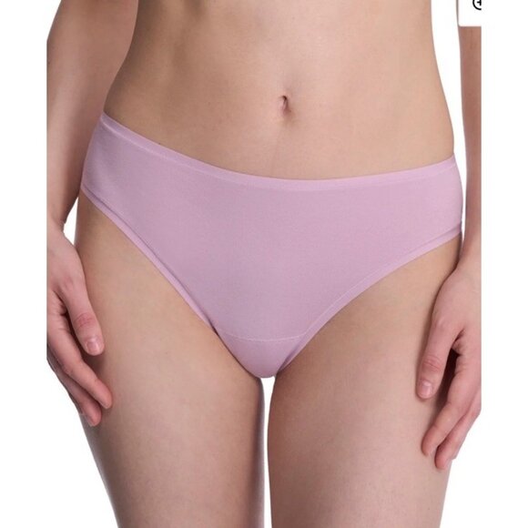 Natori Bliss Bare Lilac Drea Thong Size L Seamless Soft Stretch Underwear New - Picture 1 of 7